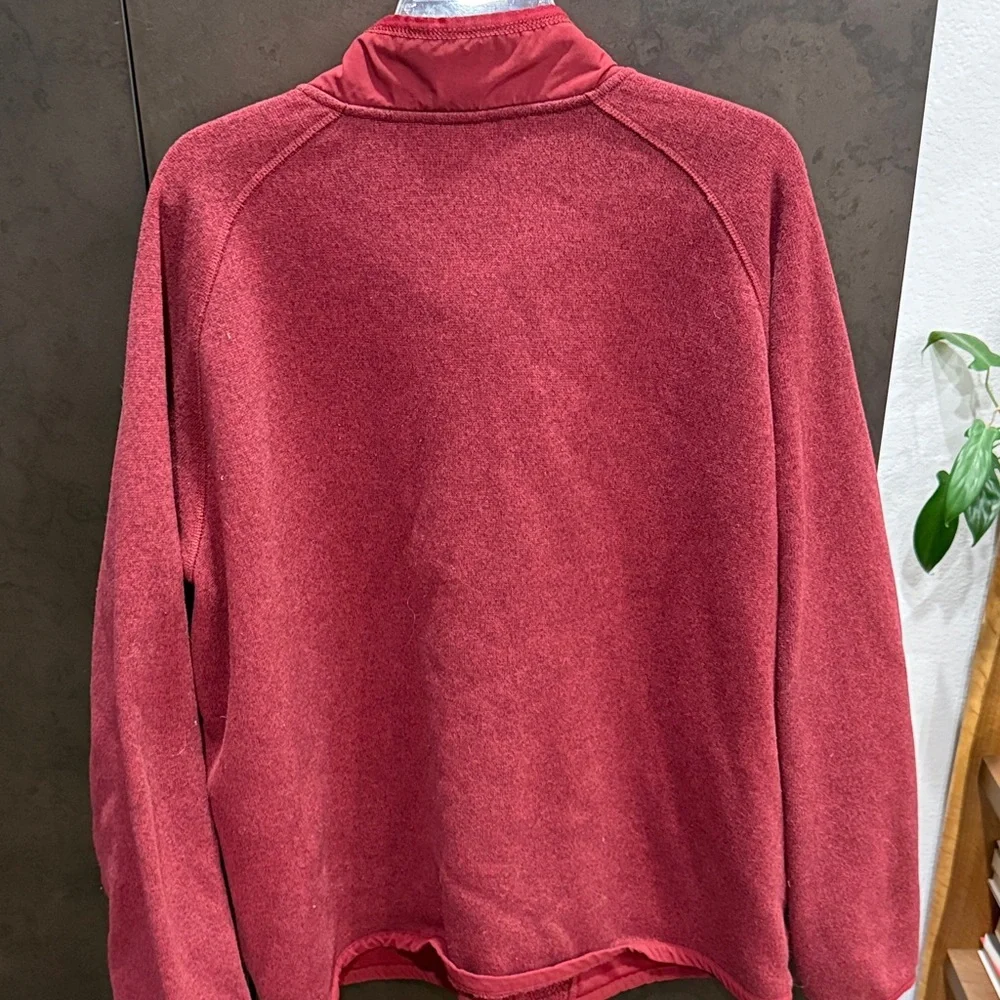The North Face Deep Red Full-Zip Fleece Jacket